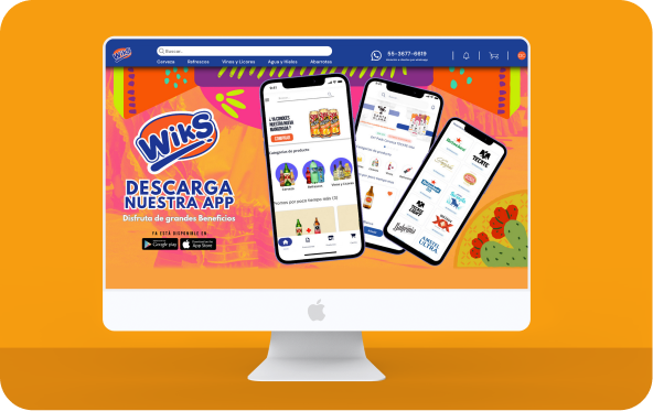 wiks app de venta de cerveza